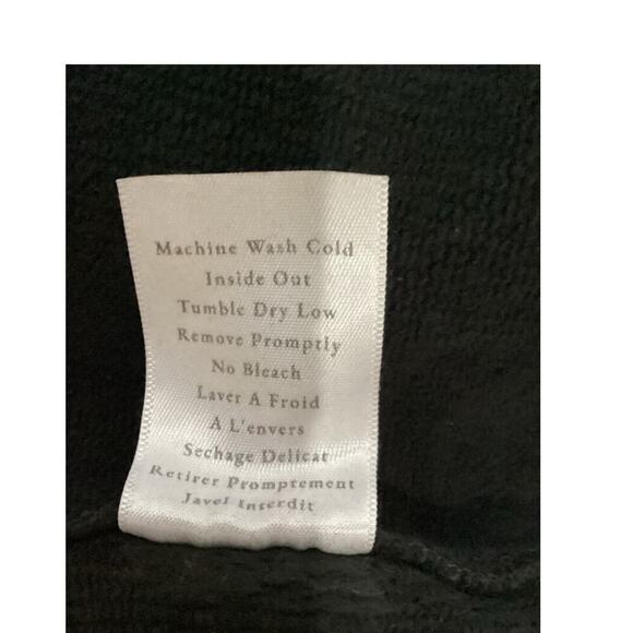 Frank & Eileen Effie Long Sleeve Funnel Neck Capelet In Black Size XS Top - Picture 12 of 12